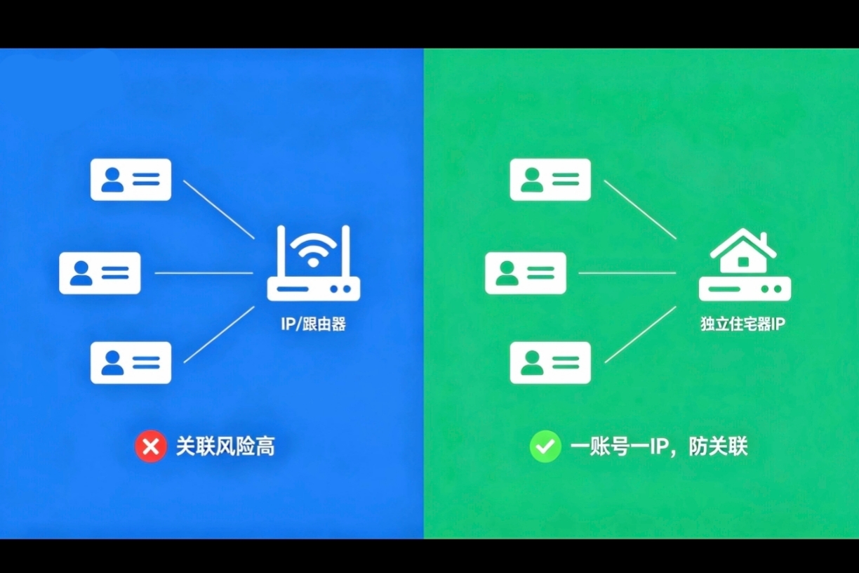 海外多帳號運營帳號被關聯 網絡環境避坑完整指南